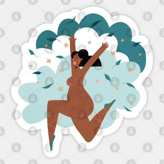 Free Spirit Sticker by damppstudio